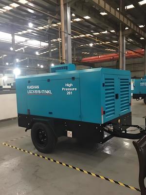 ضاغط الهواء المتنقل المسمار 0.5-2.5Mpa الديزل / الكهربائية 50-400HP