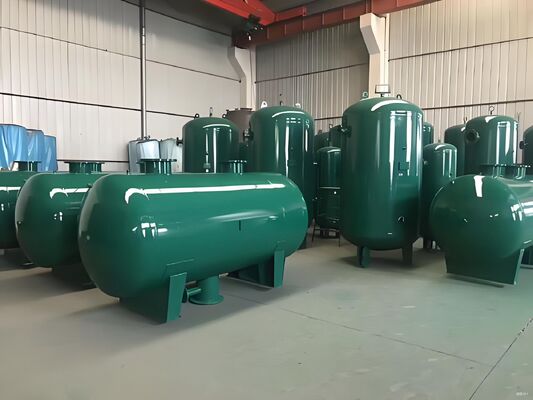 تخزين الغاز الصناعي الرأسي والأفقي يتوافق مع معايير السلامة الصارمة